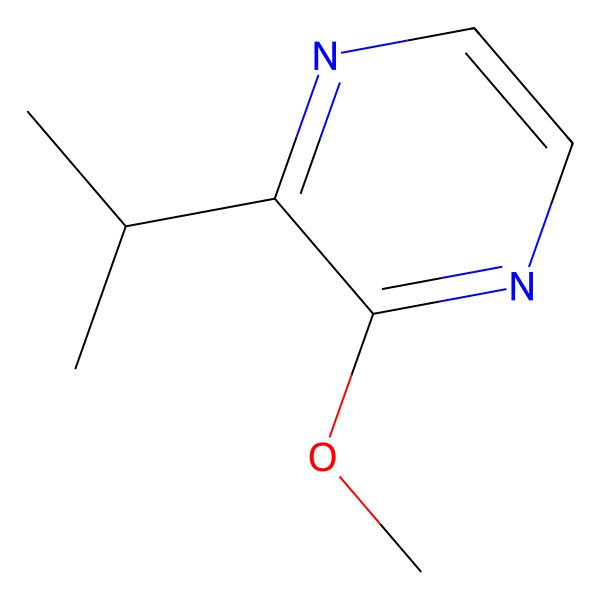 2D Structure of 2-Isopropyl-3-methoxypyrazine