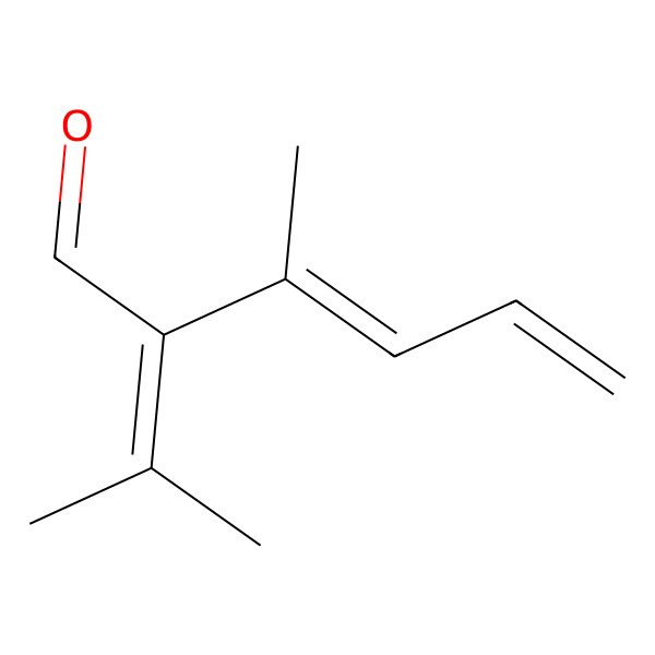 2D Structure of 2-Isopropylidene-3-methyl-3,5-hexadienal