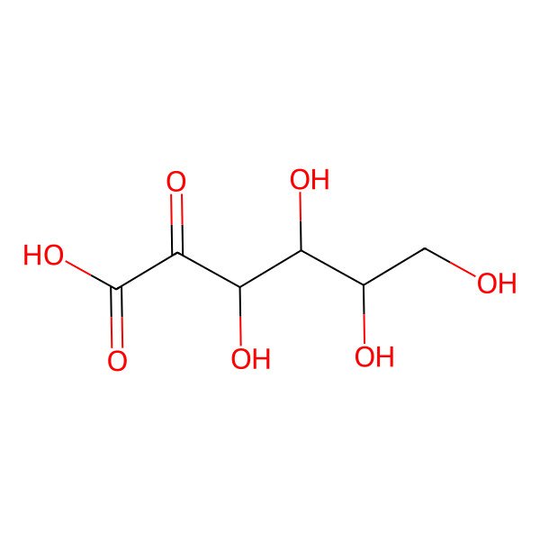 2D Structure of 2-Keto-L-gulonic acid