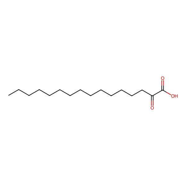 2D Structure of 2-Keto palmitic acid
