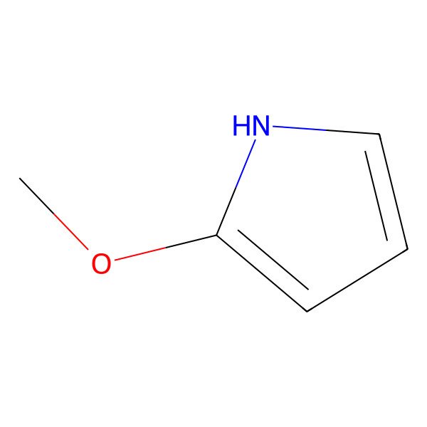 2D Structure of 2-Methoxy-1h-pyrrole