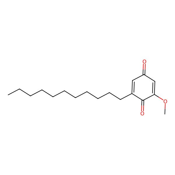 2D Structure of 2-Methoxy-6-undecyl-1,4-benzoquinone