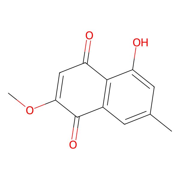 2D Structure of 2-Methoxy-7-methyljuglone 2D Structure of 2-Methoxy-7-methyljuglone
