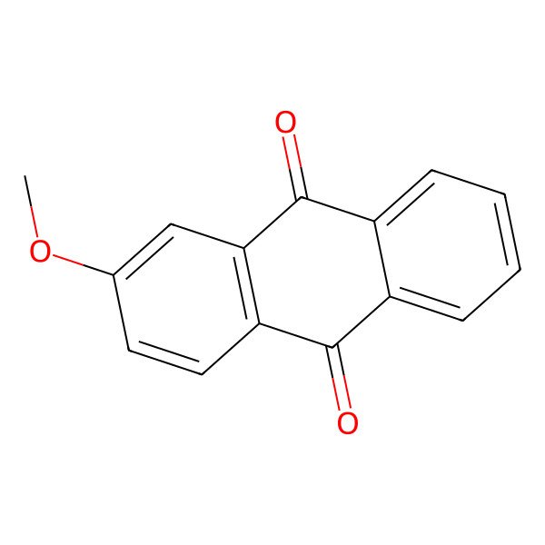 2D Structure of 2-Methoxyanthraquinone