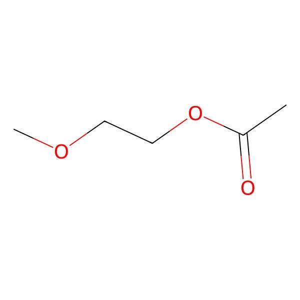 2D Structure of Ethylene glycol monomethyl ether acetate