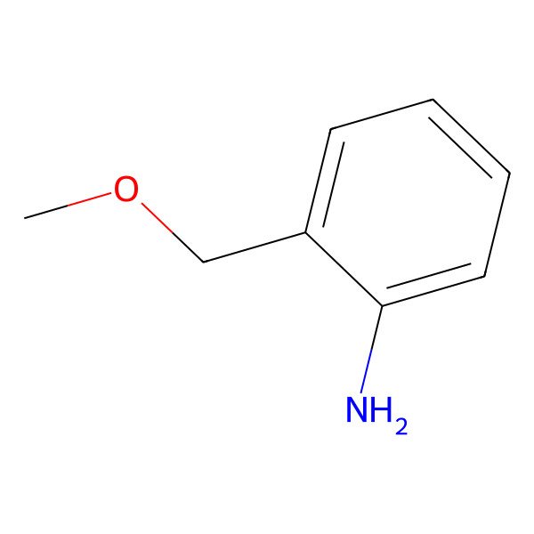 2D Structure of 2-(Methoxymethyl)aniline