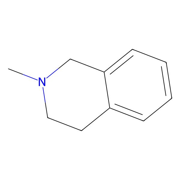2D Structure of 2-Methyl-1,2,3,4-tetrahydroisoquinoline
