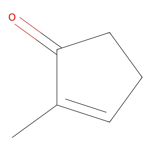 2D Structure of 2-Methyl-2-cyclopenten-1-one