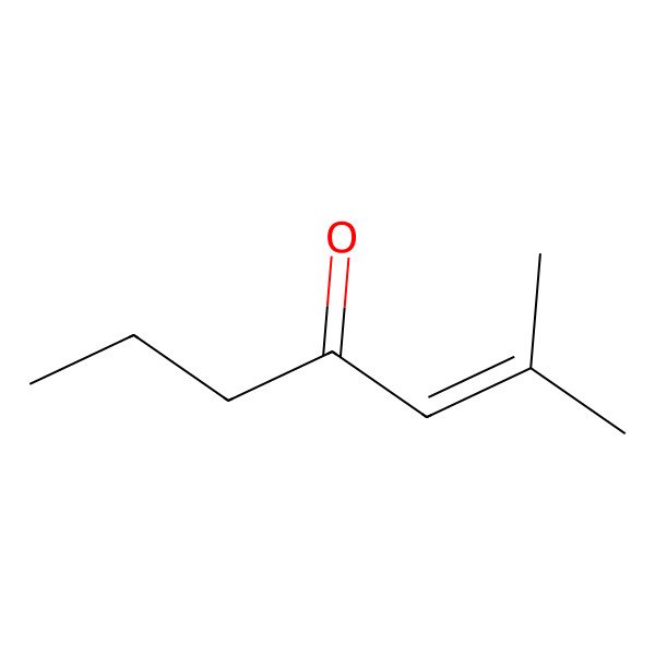 2D Structure of 2-Methyl-2-hepten-4-one