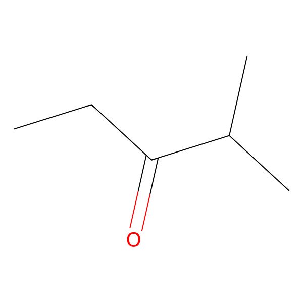 2D Structure of 2-Methyl-3-pentanone