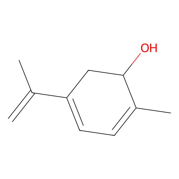 2D Structure of 2-Methyl-5-prop-1-en-2-ylcyclohexa-2,4-dien-1-ol 2D Structure of 2-Methyl-5-prop-1-en-2-ylcyclohexa-2,4-dien-1-ol
