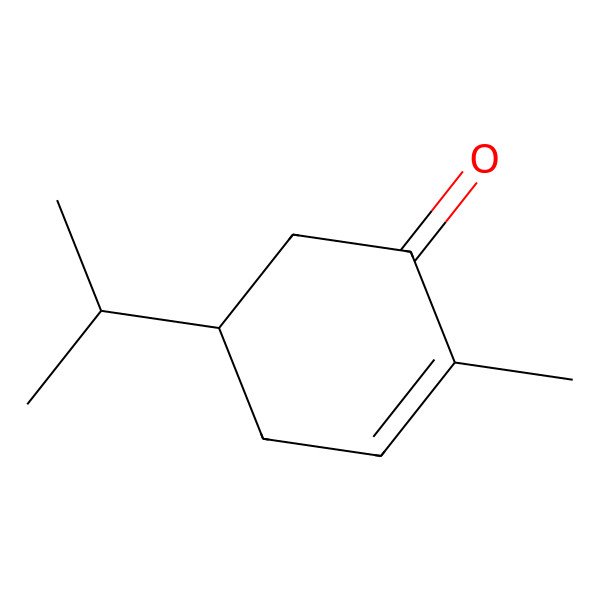2D Structure of 2-Methyl-5-(propan-2-yl)cyclohex-2-en-1-one
