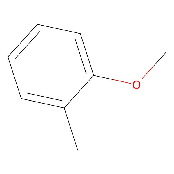 2D Structure of 2-Methylanisole
