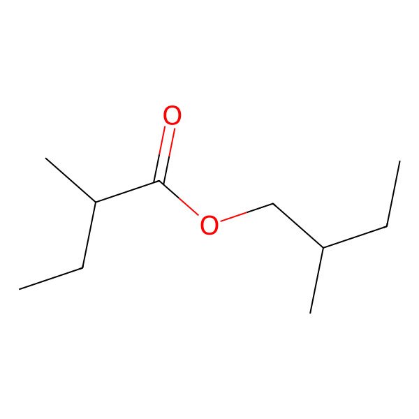 2D Structure of 2-Methylbutyl 2-methylbutyrate 2D Structure of 2-Methylbutyl 2-methylbutyrate