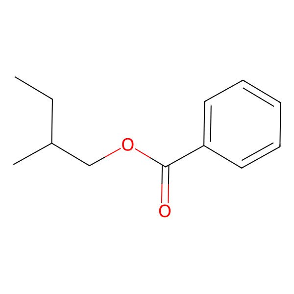 2D Structure of 2-Methylbutyl benzoate