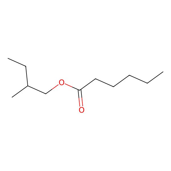 2D Structure of 2-Methylbutyl hexanoate