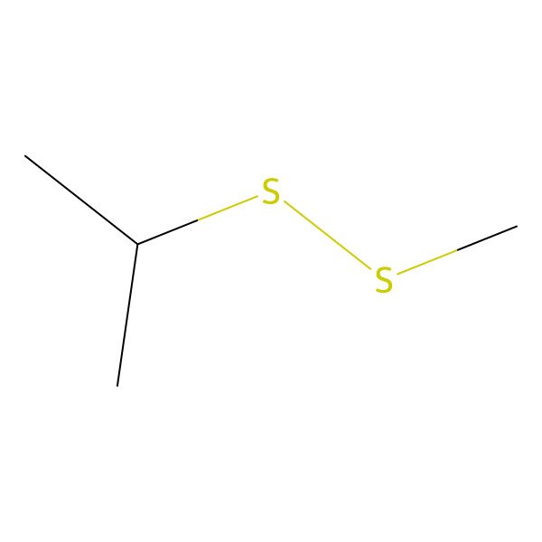 2D Structure of Isopropyl methyl disulfide