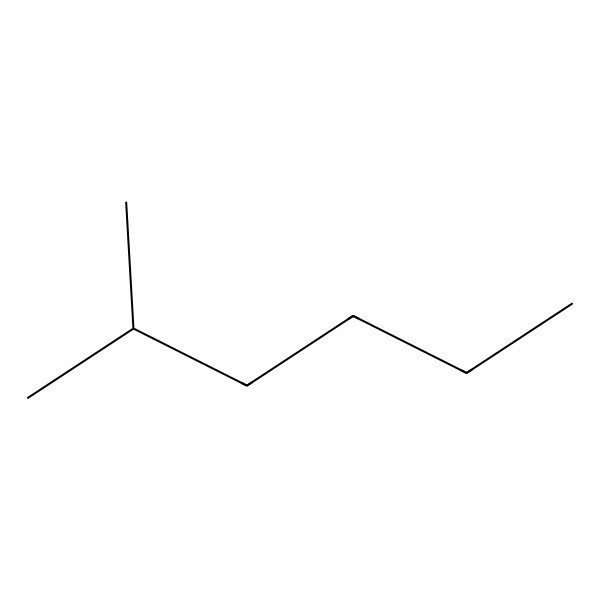 2D Structure of 2-Methylhexane