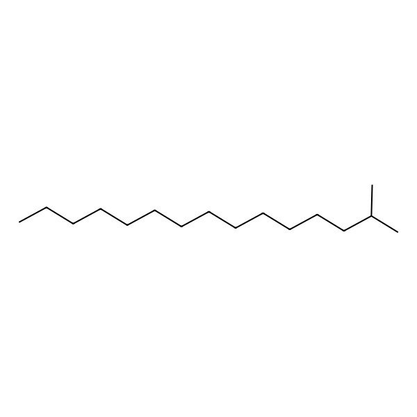 2D Structure of 2-Methylpentadecane