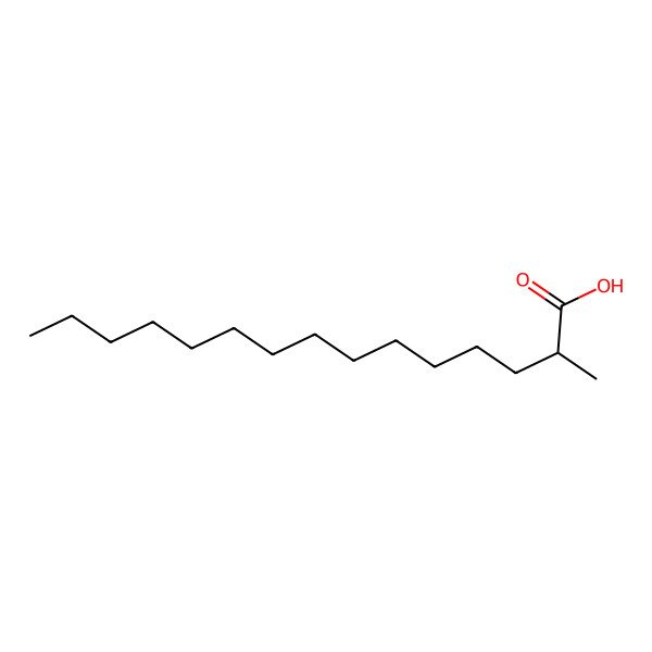 2D Structure of 2-Methylpentadecanoic acid 2D Structure of 2-Methylpentadecanoic acid