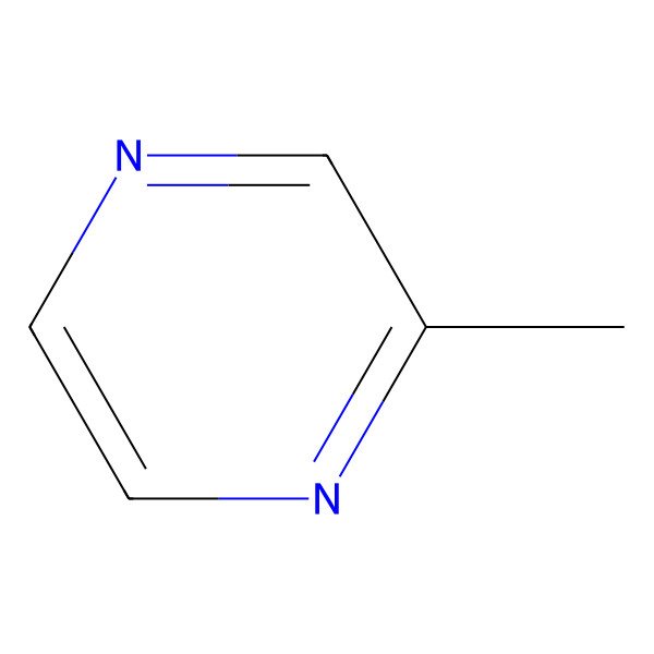 2D Structure of 2-Methylpyrazine