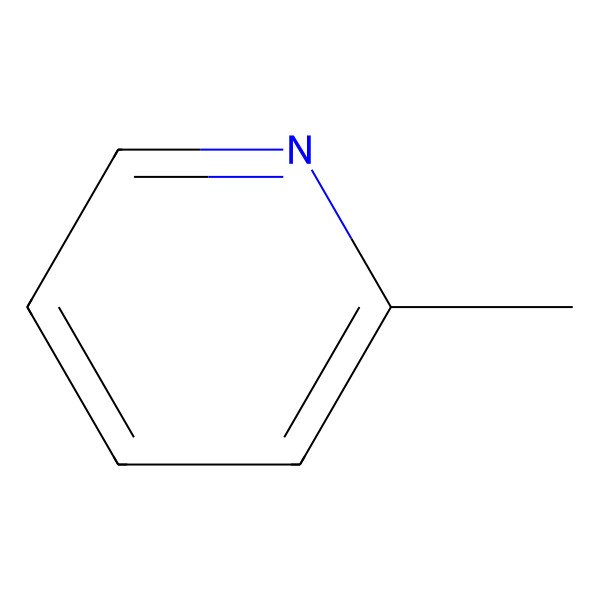 2D Structure of 2-Methylpyridine