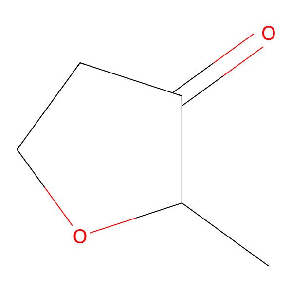 2D Structure of 2-Methyltetrahydrofuran-3-one