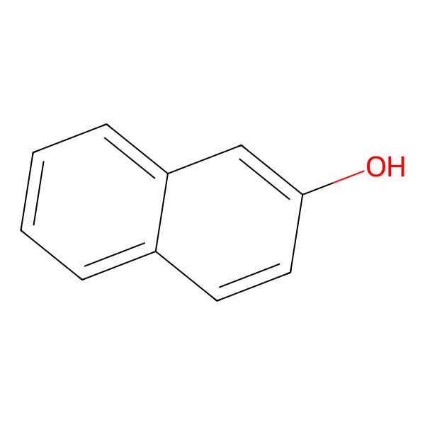 2D Structure of 2-Naphthol