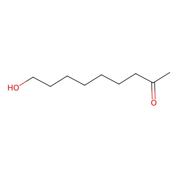2D Structure of 2-Nonanone, 9-hydroxy- 2D Structure of 2-Nonanone, 9-hydroxy-