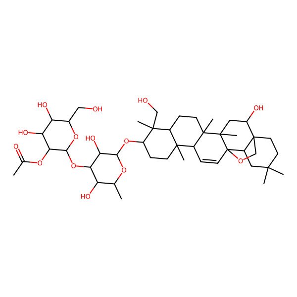 2D Structure of 2''-O-Acetylsaikosaponin a