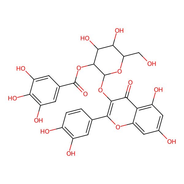 2D Structure of 2'-O-galloylhyperin