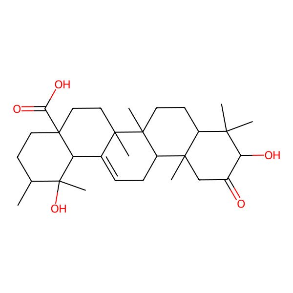 2D Structure of 2-Oxopomolic Acid 2D Structure of 2-Oxopomolic Acid