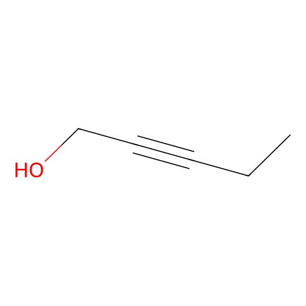 2D Structure of 2-Pentyn-1-ol