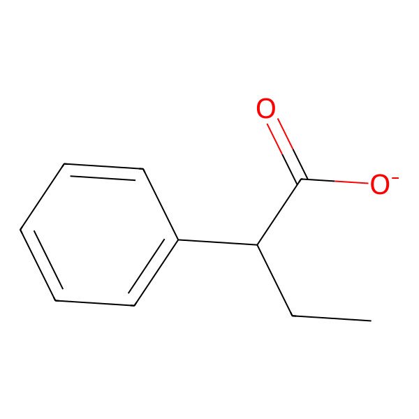 2D Structure of 2-Phenylbutanoate