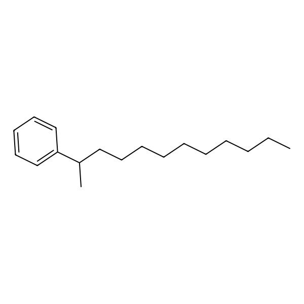 2D Structure of 2-Phenyldodecane
