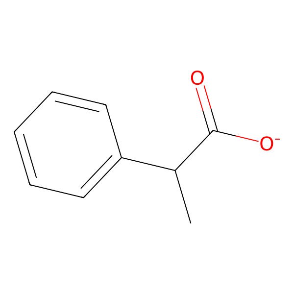 2D Structure of 2-Phenylpropanoate 2D Structure of 2-Phenylpropanoate