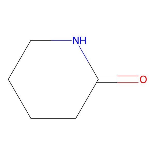 2D Structure of 2-Piperidone 2D Structure of 2-Piperidone