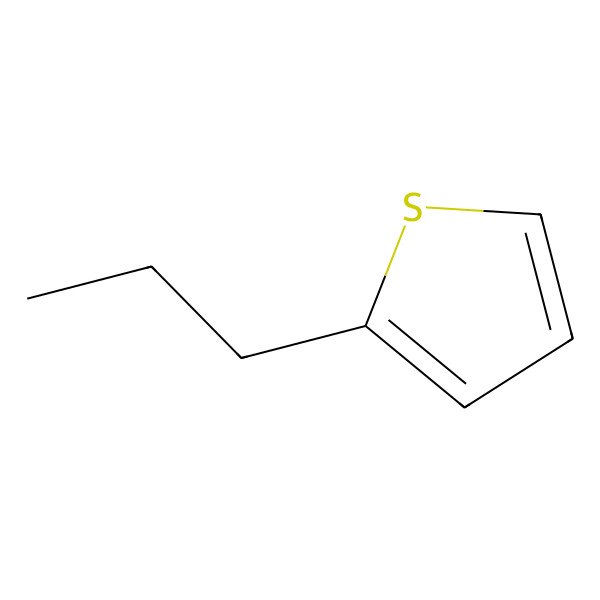 2D Structure of 2-Propylthiophene