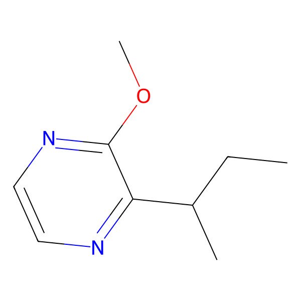 2D Structure of 2-sec-Butyl-3-methoxypyrazine