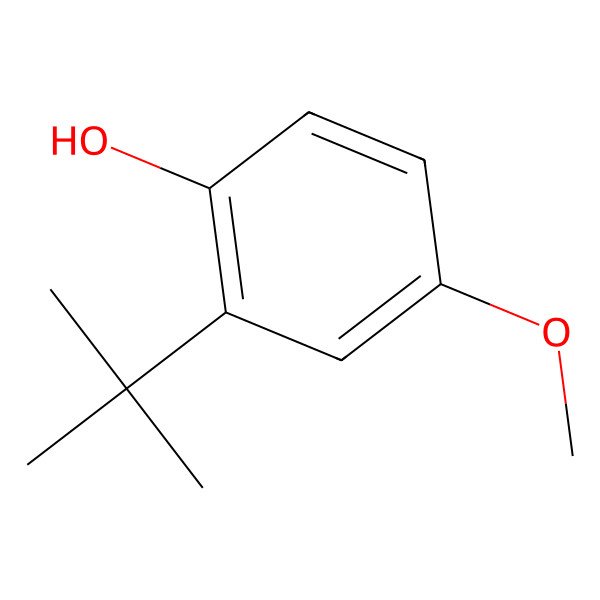 2D Structure of Butylated Hydroxyanisole