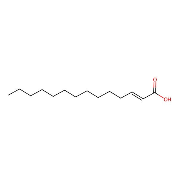 2D Structure of 2-Tetradecenoic acid 2D Structure of 2-Tetradecenoic acid