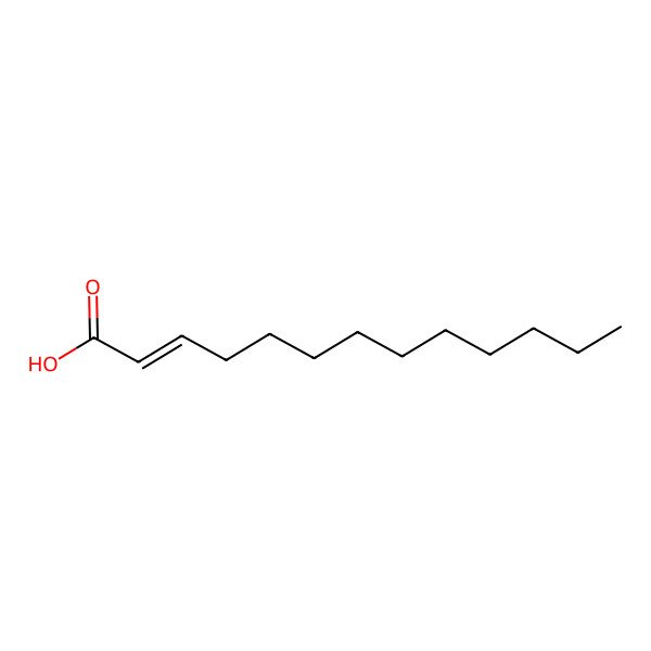 2D Structure of 2-Tridecenoic Acid