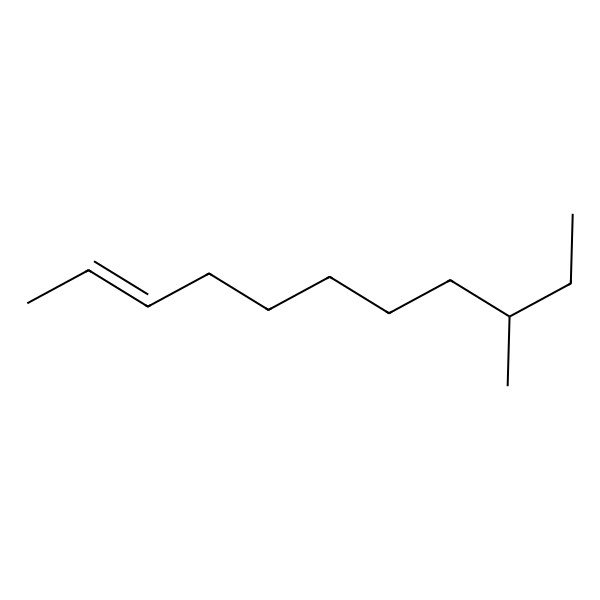 2D Structure of 2-Undecene, 9-methyl-, (E)-