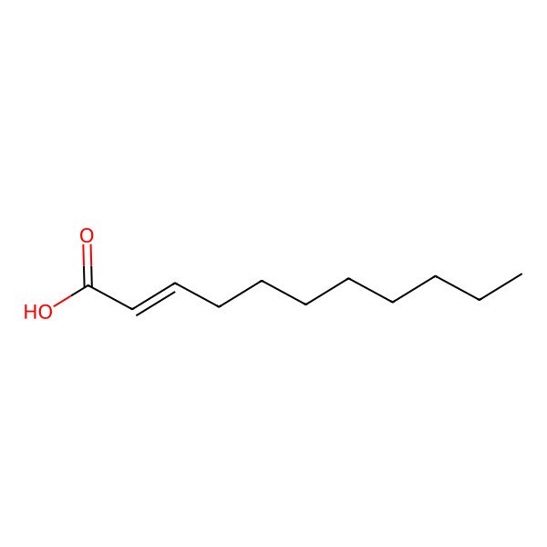 2D Structure of 2-Undecenoic Acid