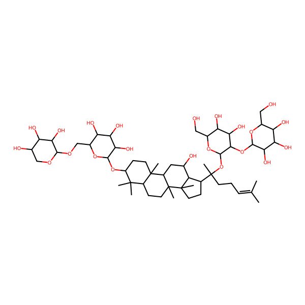 2D Structure of 20(R)Ginsenoside RG3