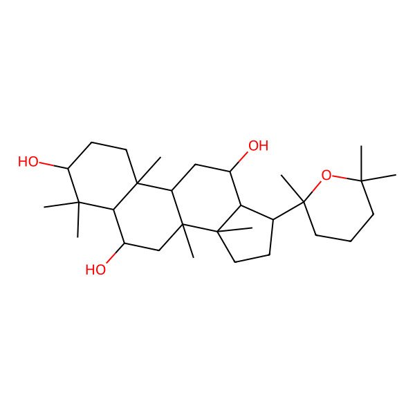 2D Structure of (20S)-Panaxatriol