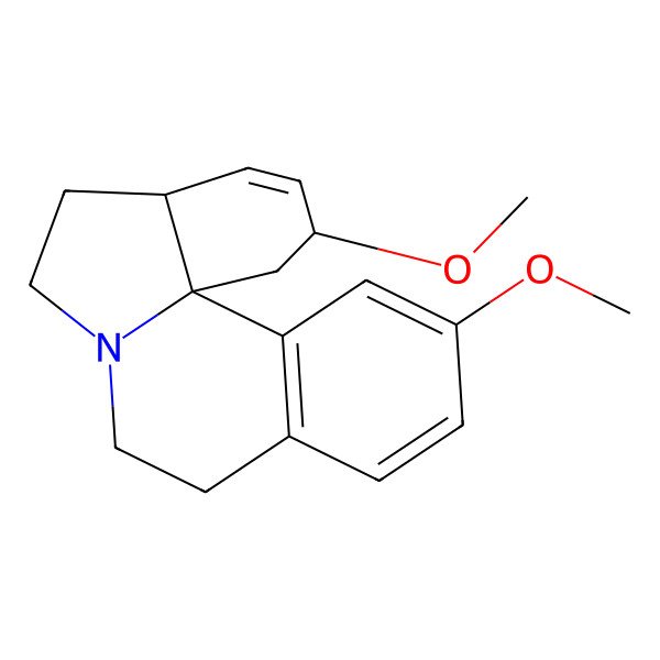 2D Structure of 2,12-dimethoxy-2,4a,5,6,8,9-hexahydro-1H-indolo[7a,1-a]isoquinoline