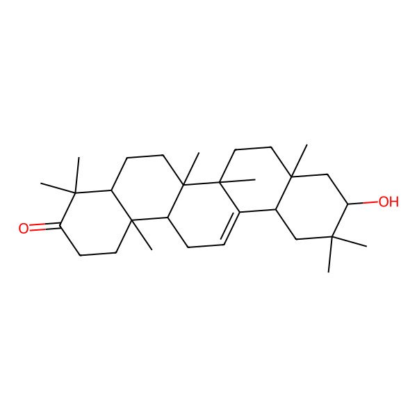 2D Structure of 21beta-Hydroxyolean-12-en-3-one