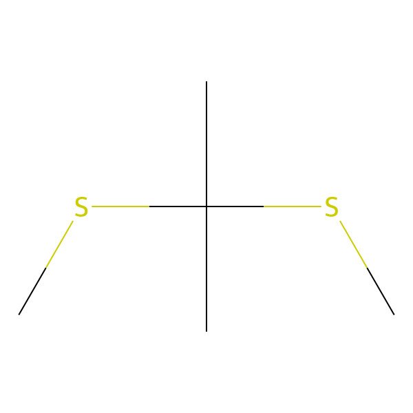 2D Structure of 2,2-Bis(methylthio)propane