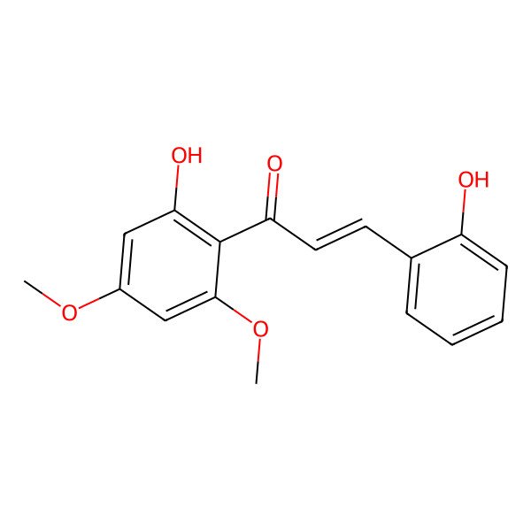 2D Structure of 2,2'-Dihydroxy-4',6'-dimethoxychalcone 2D Structure of 2,2'-Dihydroxy-4',6'-dimethoxychalcone